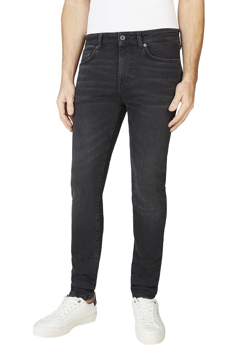 Blugi skinny cu design 5 buzunare