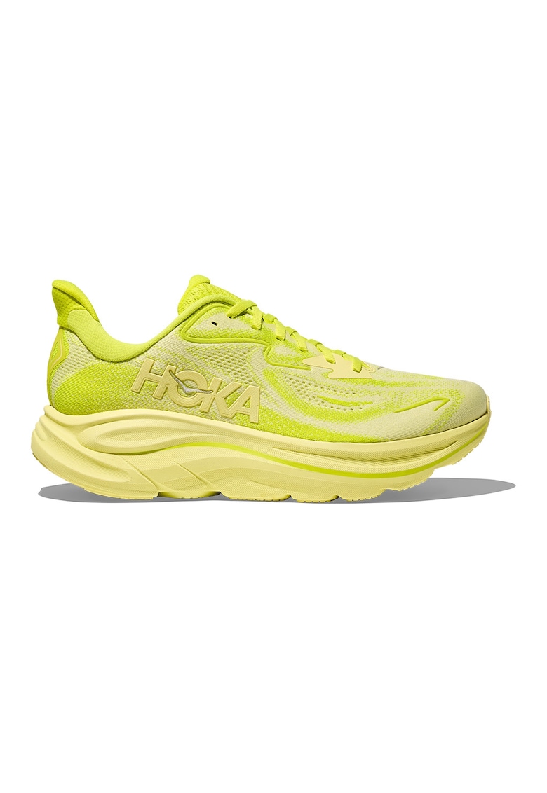 Pantofi Clifton 10 cu logo pentru alergare - Galben