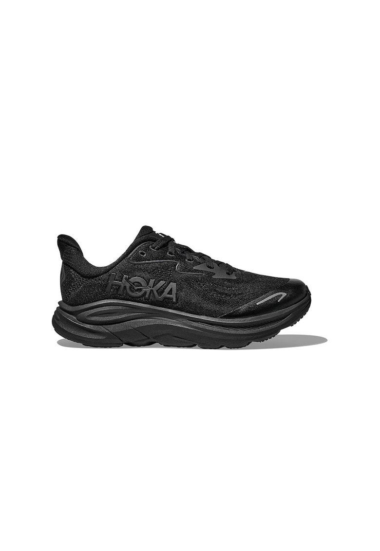 Pantofi Clifton 10 cu logo lateral pentru alergare - Negru