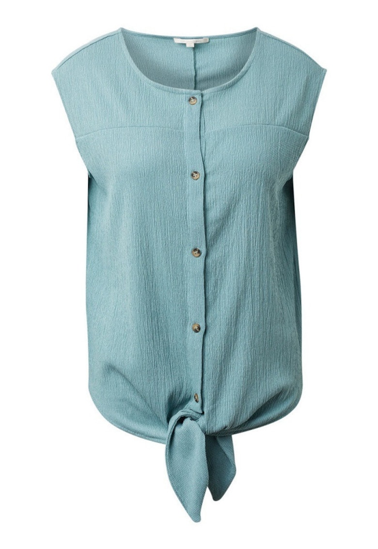 Bluza texturata cu nasturi - fara maneci - Bluza texturata cu nasturi - fara maneci -