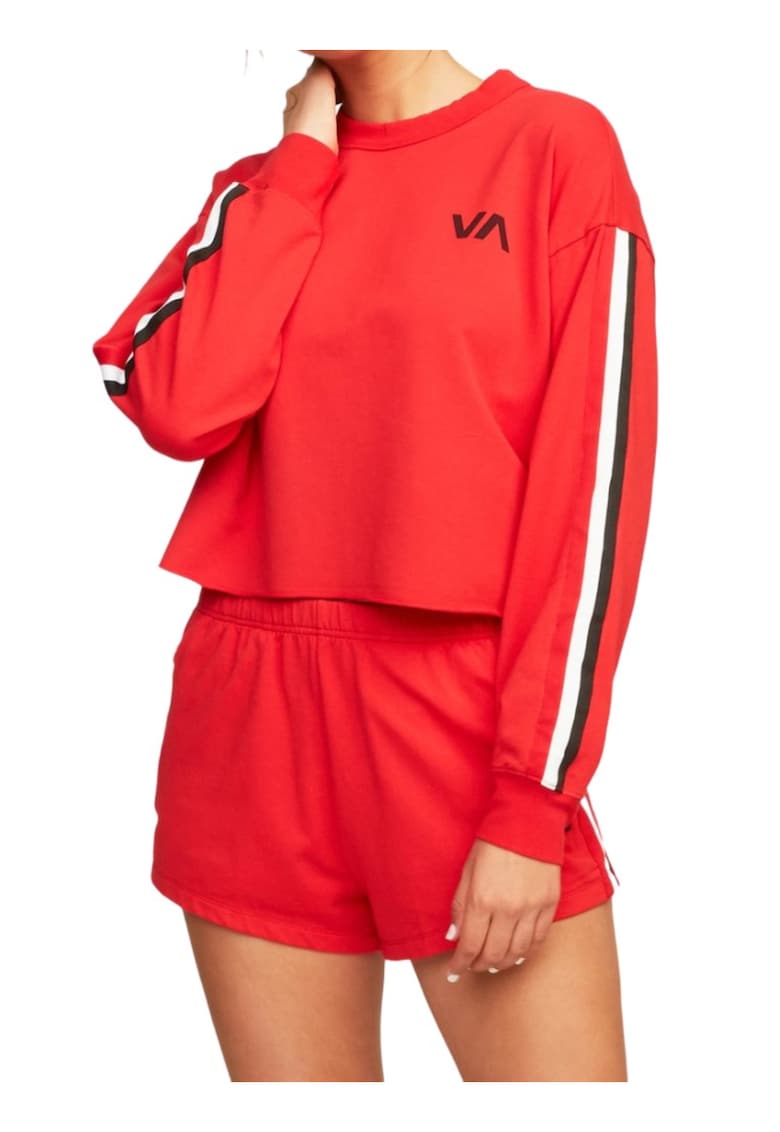 Bluza sport cu croiala crop Ringside -