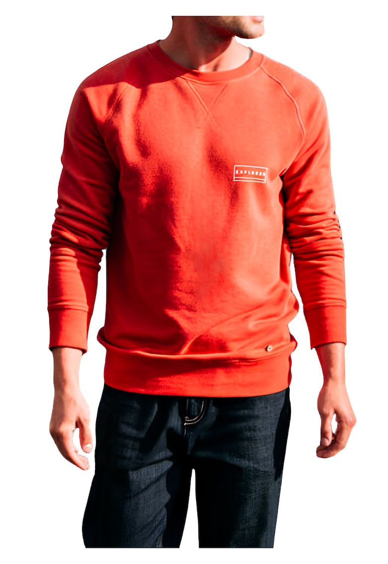 Explorer bluză de trening cu imprimeu grafic Explorer bluză de trening cu imprimeu grafic