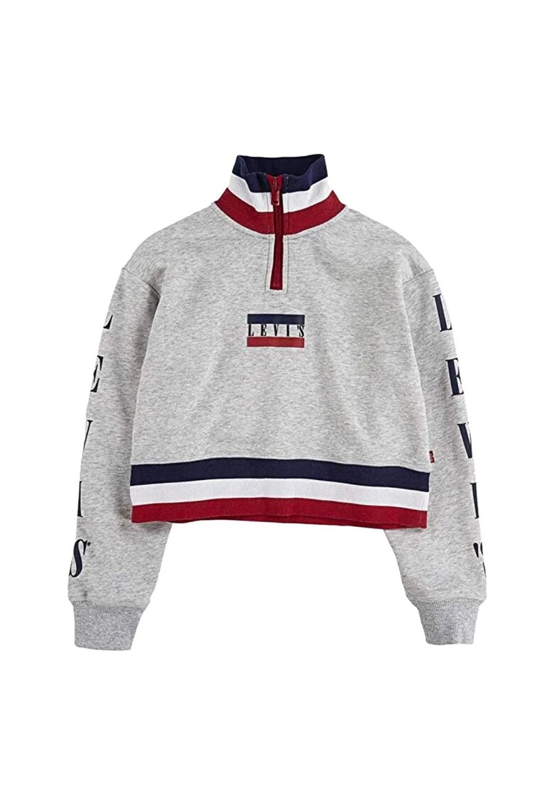 Bluzon Crop cu detalii contrastante -