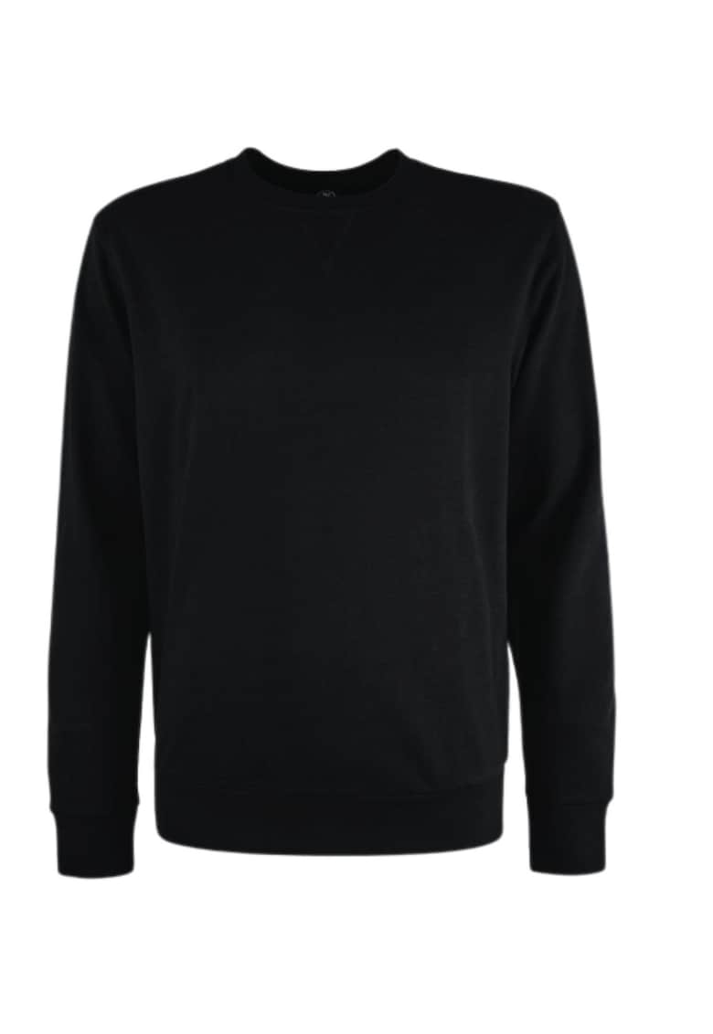 Bluzon uni cu decolteu la baza gatului -