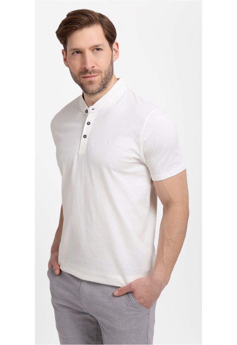 Tricou polo O-Anter pentru barbati - alb -