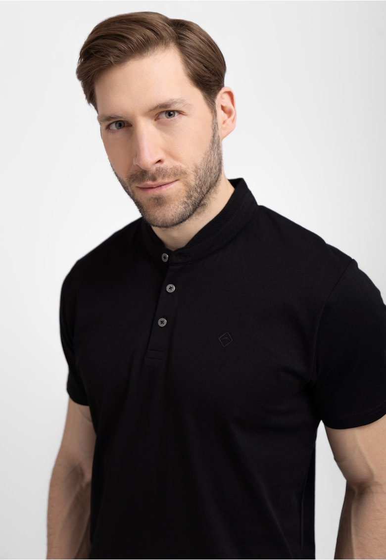 Tricou polo O-Anter pentru barbati - negru