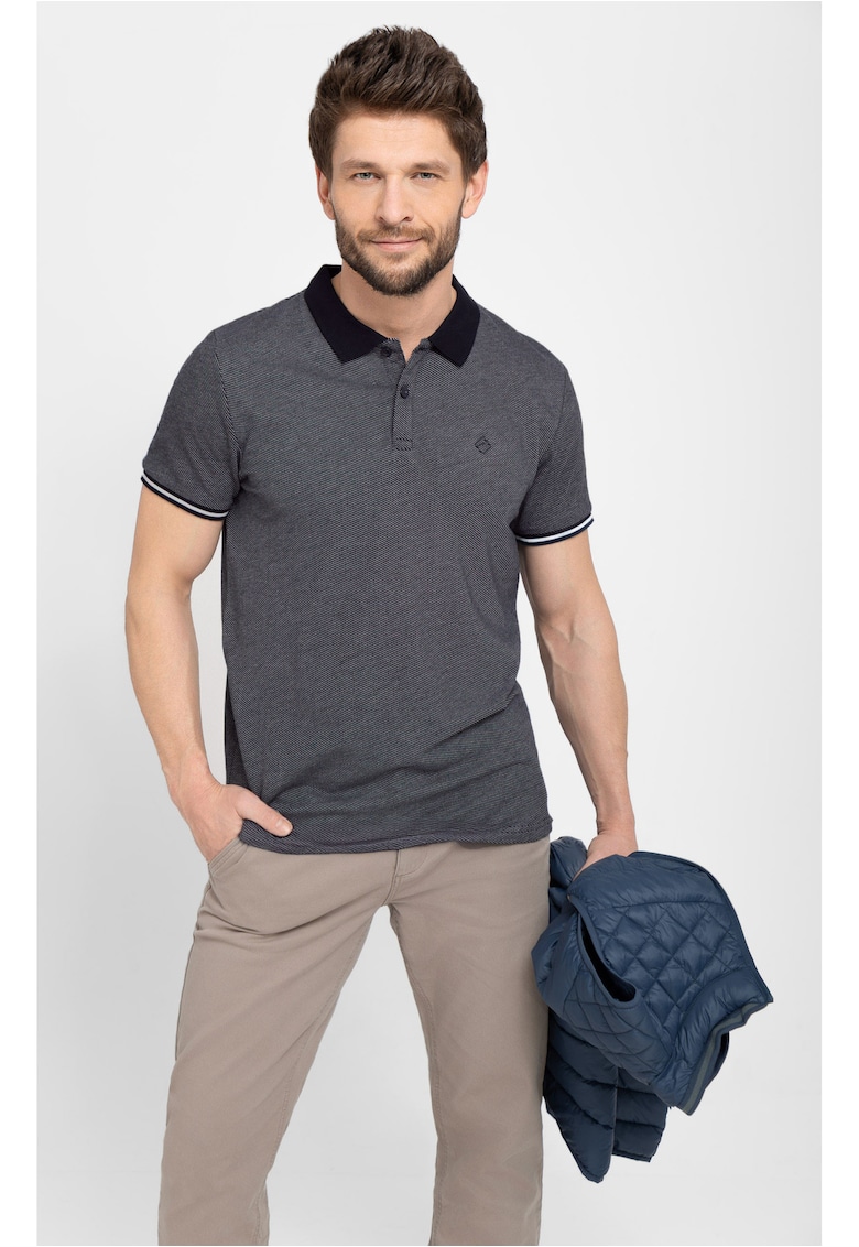 Tricou polo O-Rosh pentru barbati - albastru marin