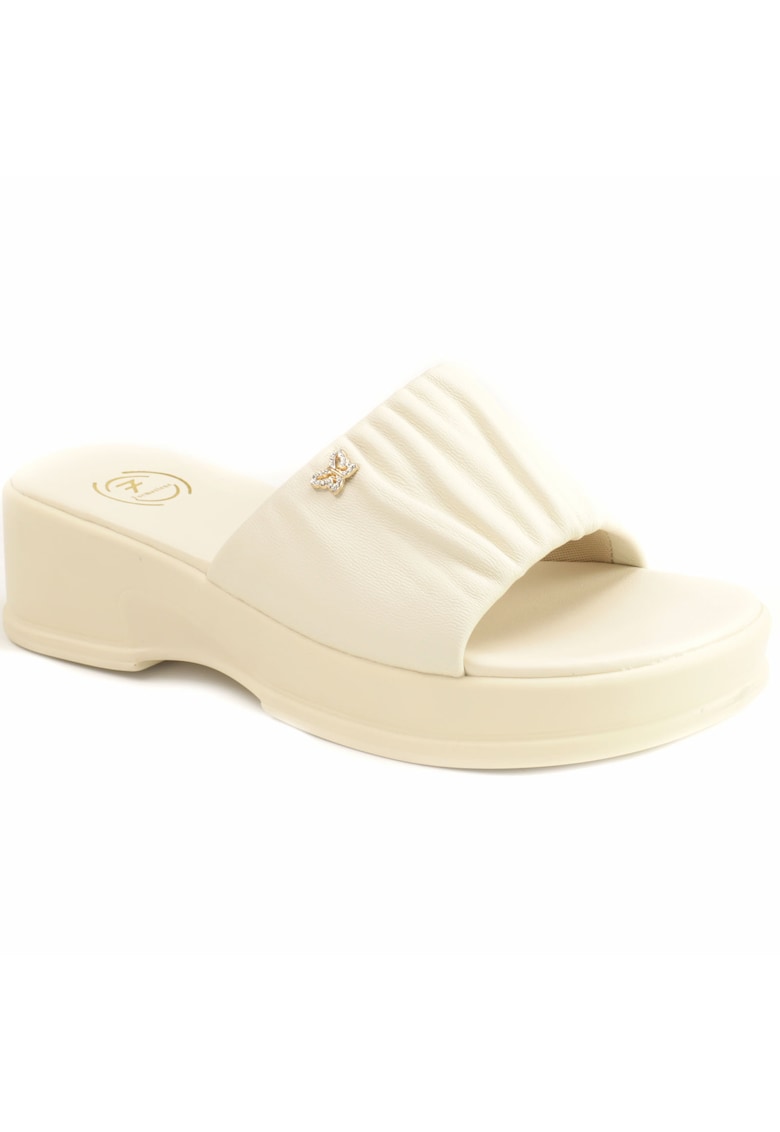 Papuci dama 49015 - Bej