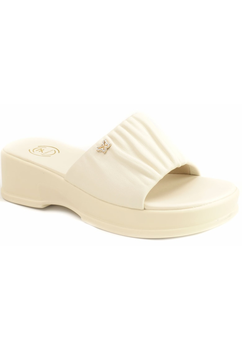 Papuci dama 49015 - Bej