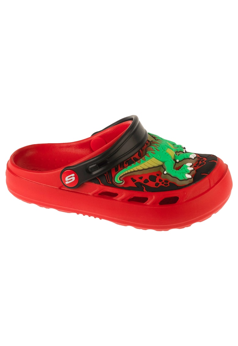 Papuci copii flip-flop - Foamies: Swifters - T-Rex-Brights 406712 - Rosu