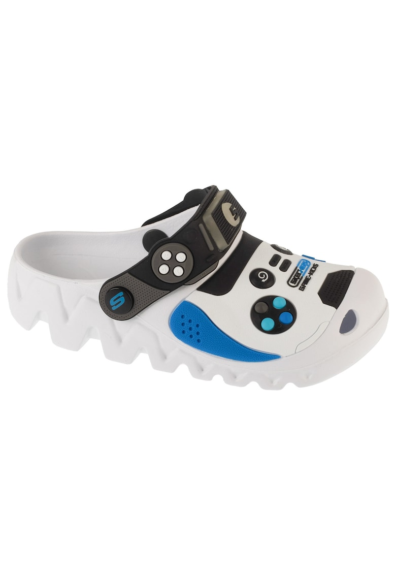 Skechers Papuci copii flip-flop - Foamies: Zaggle - Hydro-Pointz 406721 - Alb