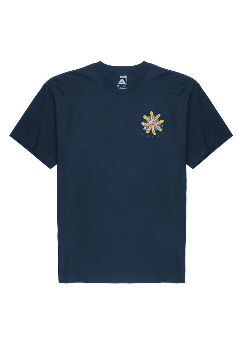 Tricou cu logo si print pe spate Tricou cu logo si print pe spate