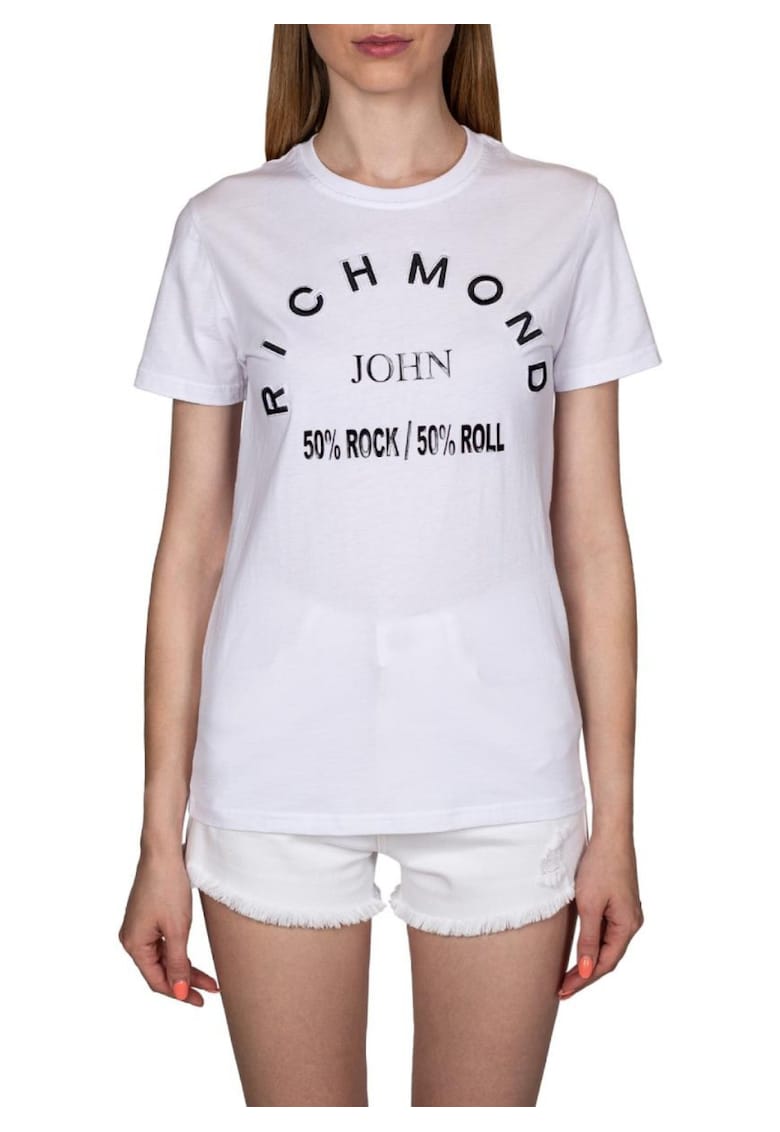 John Richmond Tricou cu imprimeu logo -