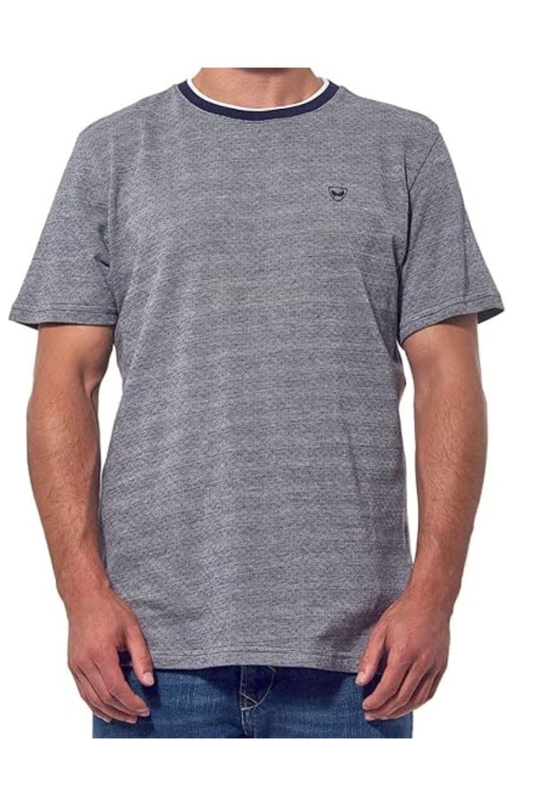 Tricou cu decolteu la baza gatului Tricou cu decolteu la baza gatului