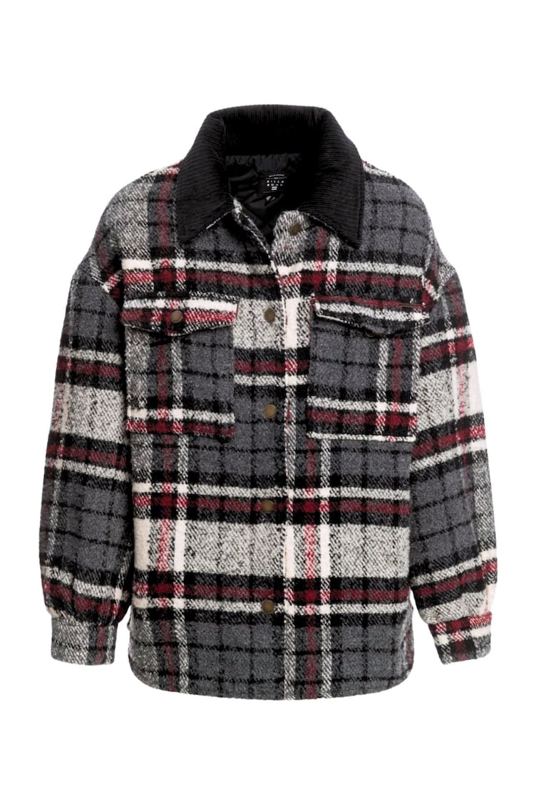 Jacheta tip camasa Lucky Girl pentru femei -