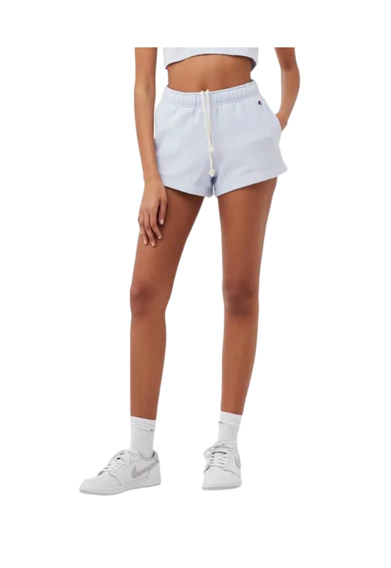 Pantaloni scurti cu buzunare si snur in talie