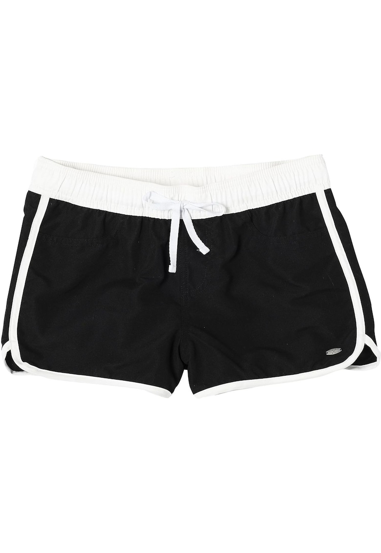 Pantaloni scurti cu garnituri contrastante -