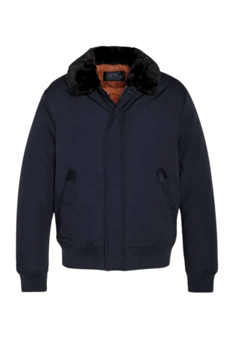 Geaca Bomber Cu Fermoar - Geaca Bomber Cu Fermoar -