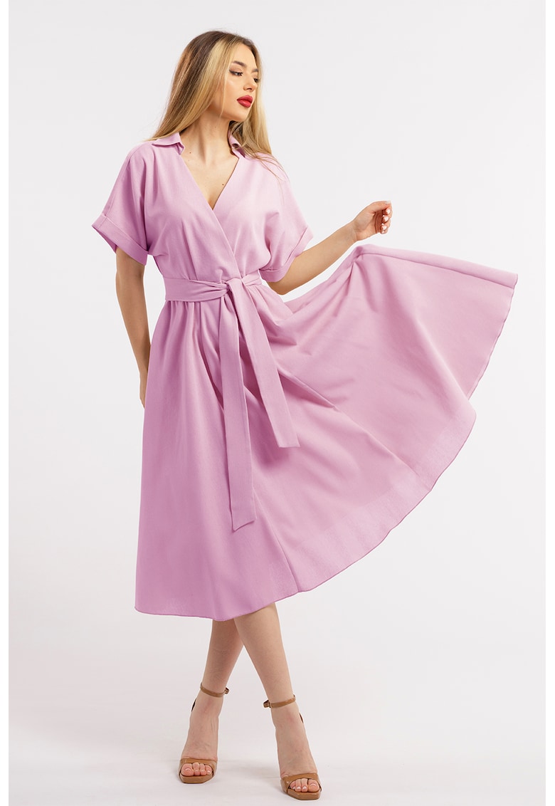 Rochie evazata din in