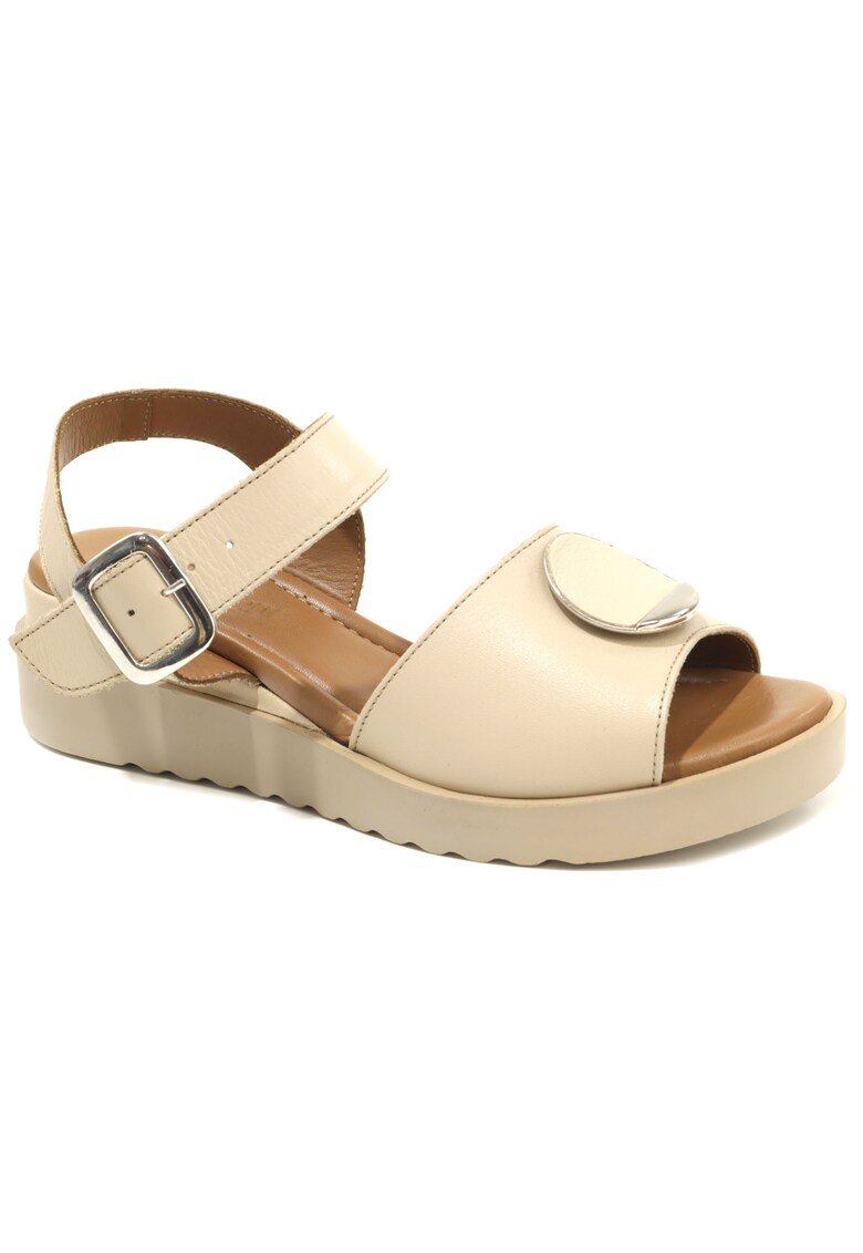 Sandale dama D22 S361 - Bej