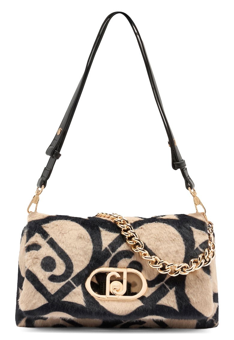 Geanta din blana sintetica cu bareta de umar Lapuffy