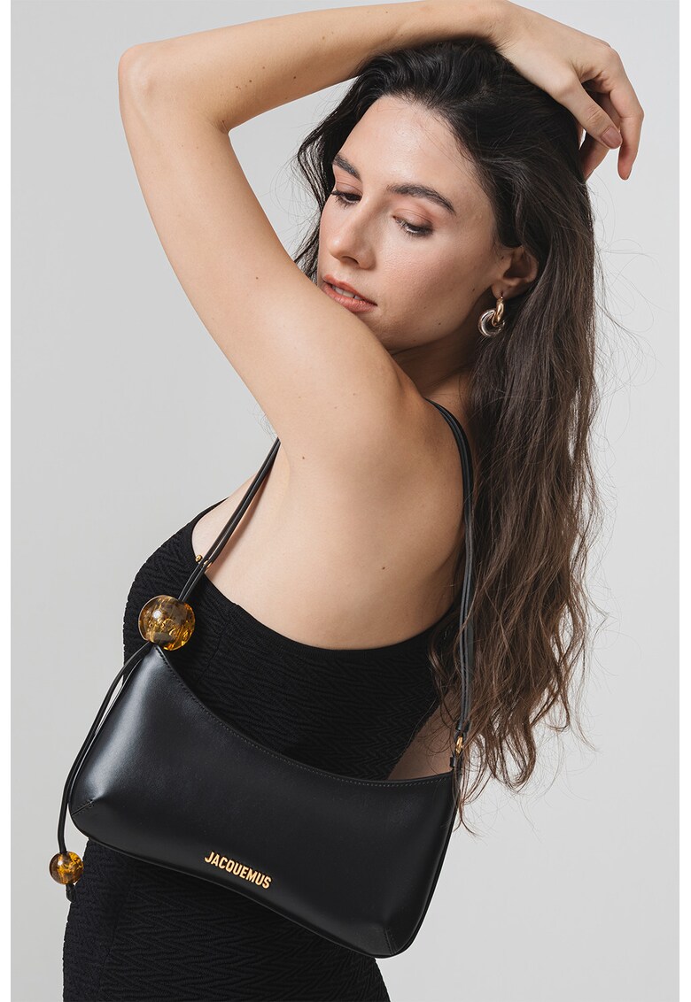 Geanta din piele cu bareta de umar Le Bisou