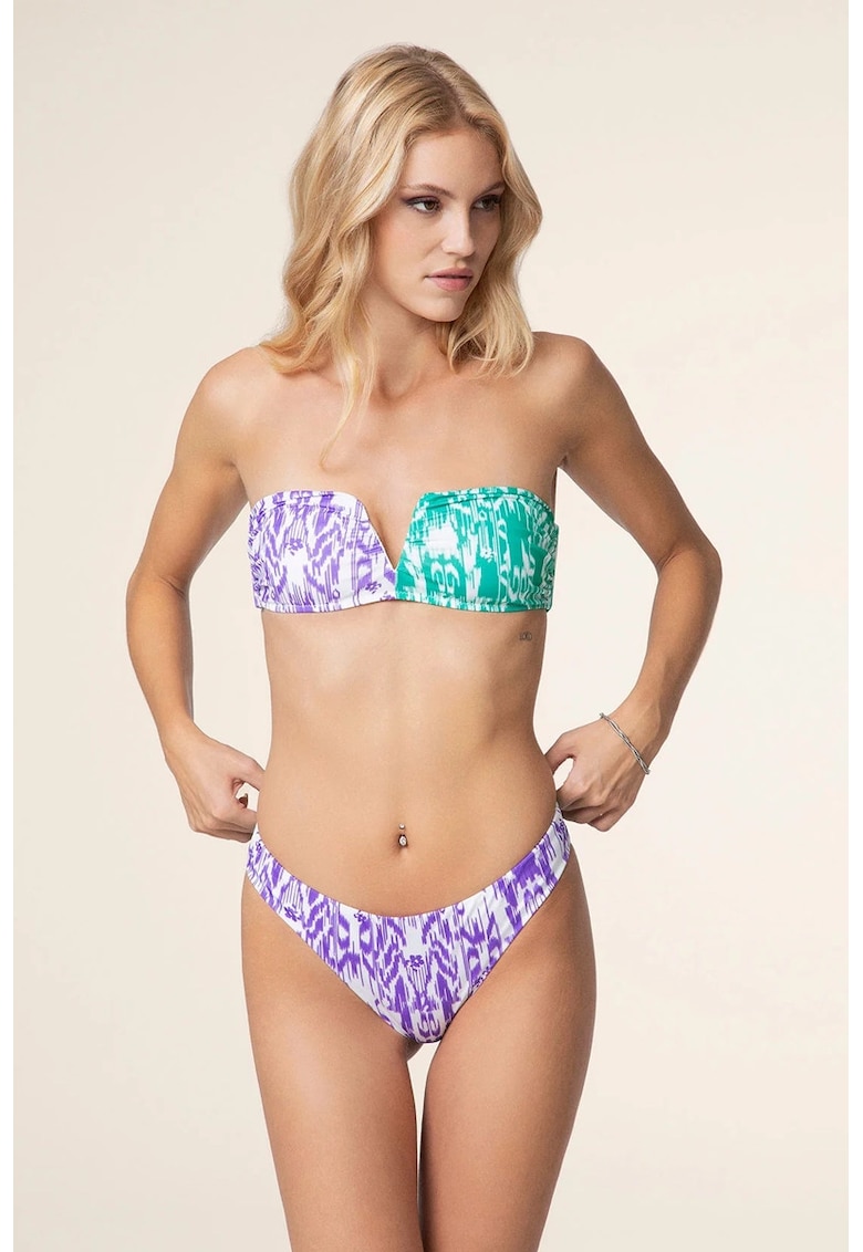 Costum de baie din două piese multicolor - Multicolor