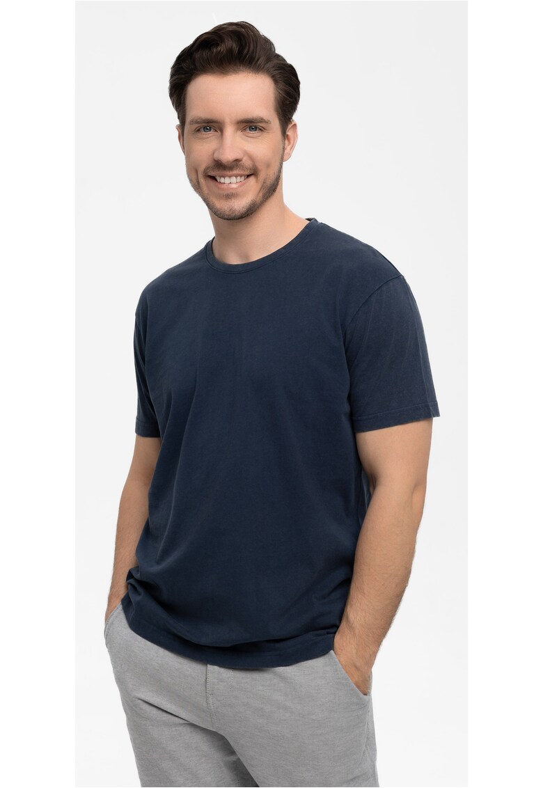 Tricou T-Cid pentru barbati - albastru marin - Albastru marin