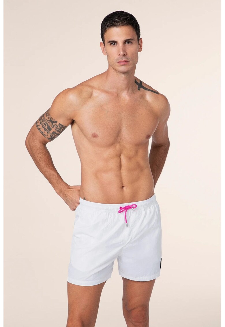 Bermude de plajă cu buzunare laterale -