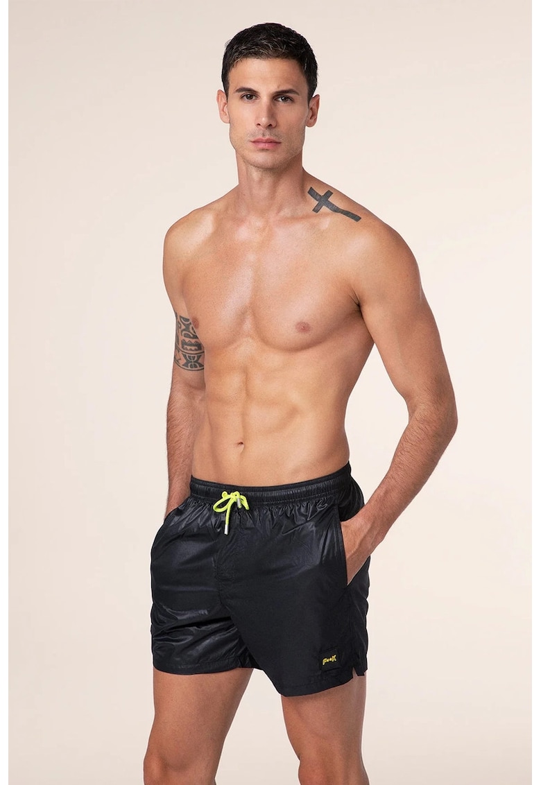 Bermude de plajă cu buzunare laterale -