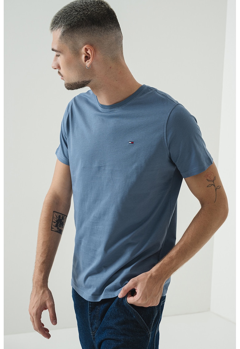 Tricou slim fit de bumbac