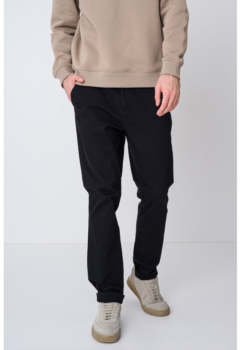 Pantaloni chino regular-fit din amestec de bumbac organic Austin