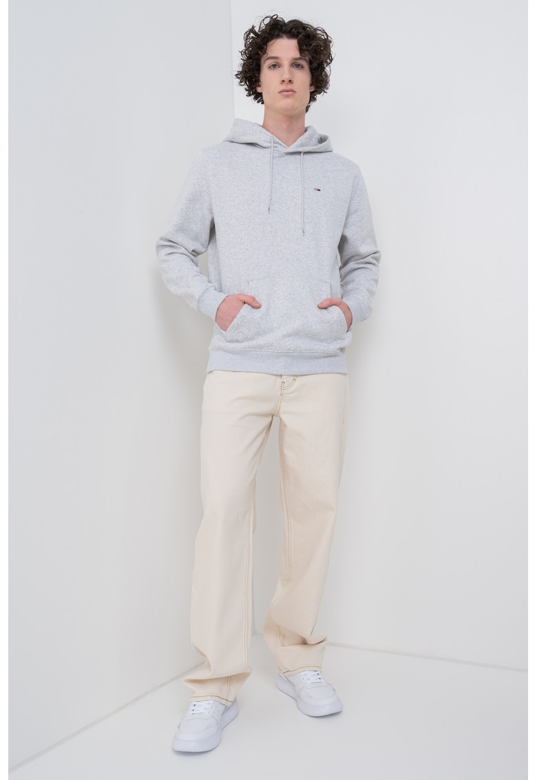 Hanorac regular fit cu buzunar kangaroo