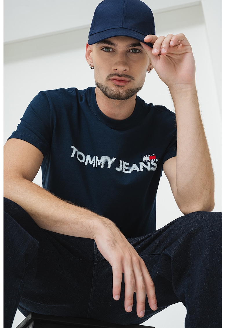 Tricou de bumbac cu imprimeu logo