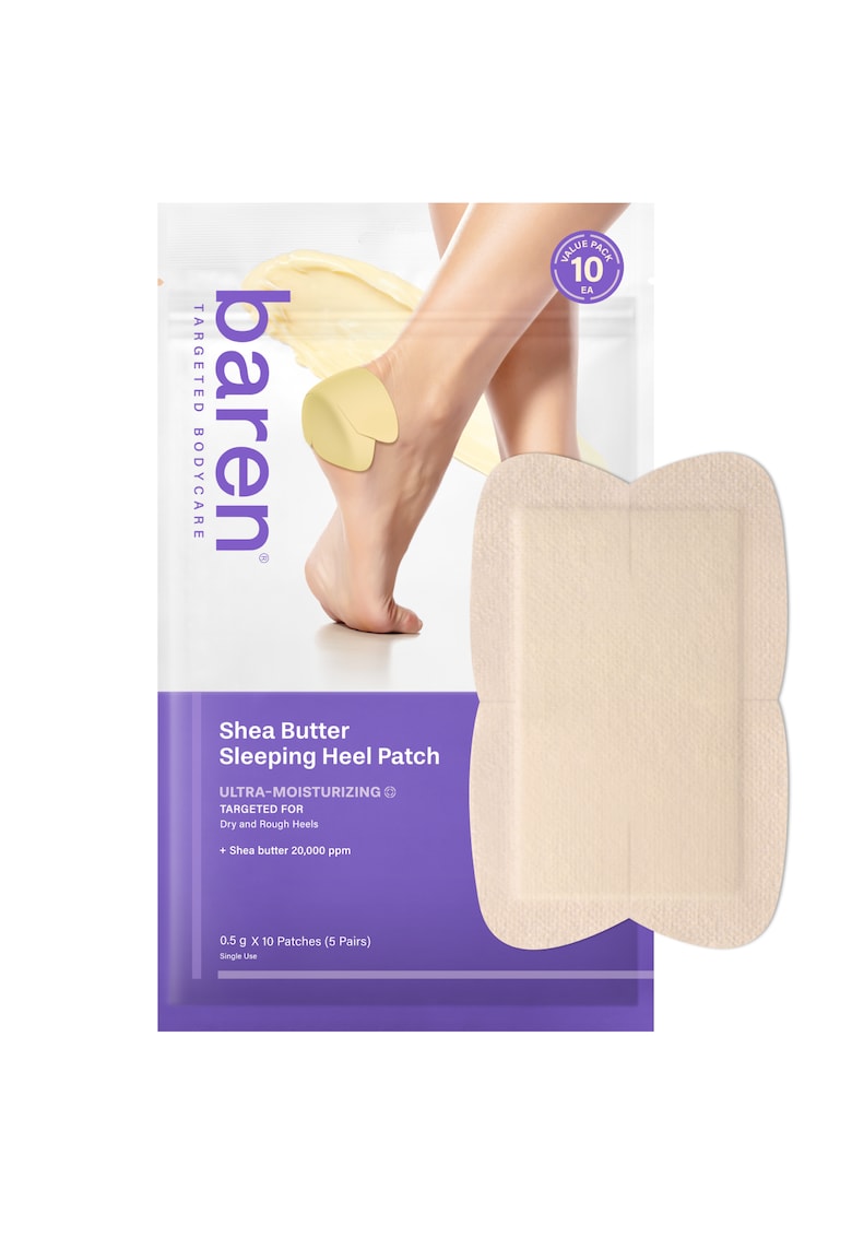 Plasture pentru calcai cu unt de shea 0 -5 g x 10 buc.
