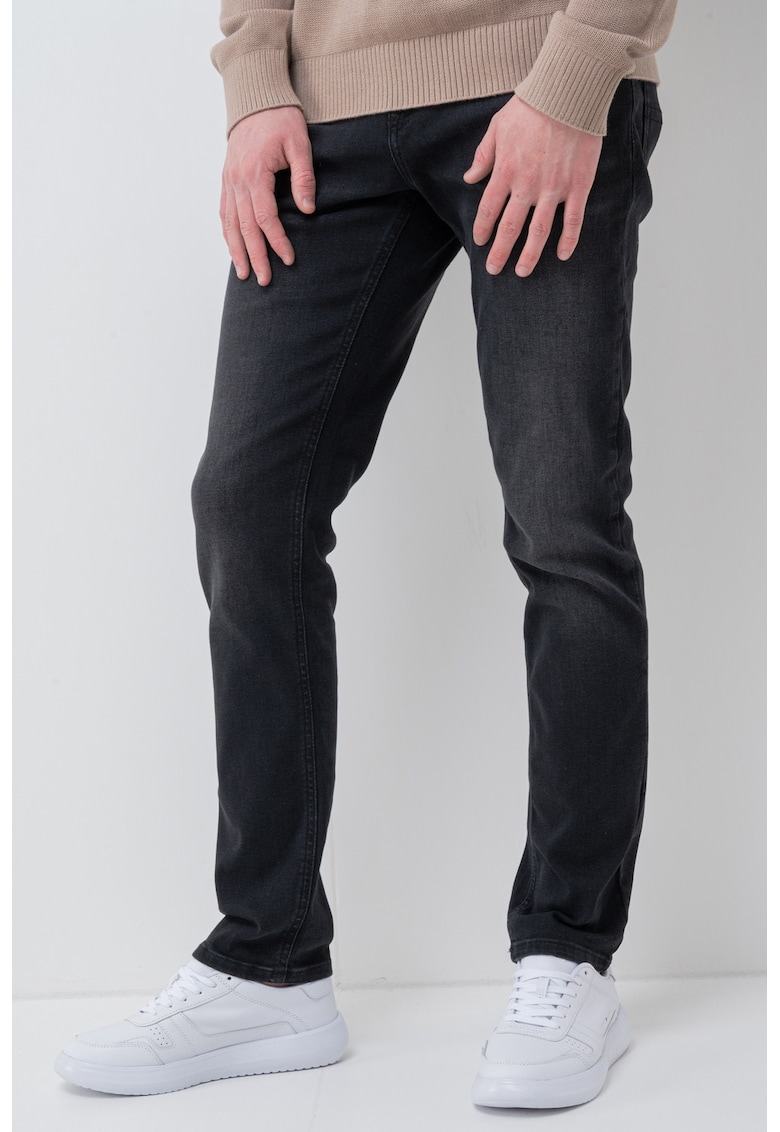 Tommy Jeans Blugi slim fit - Negru