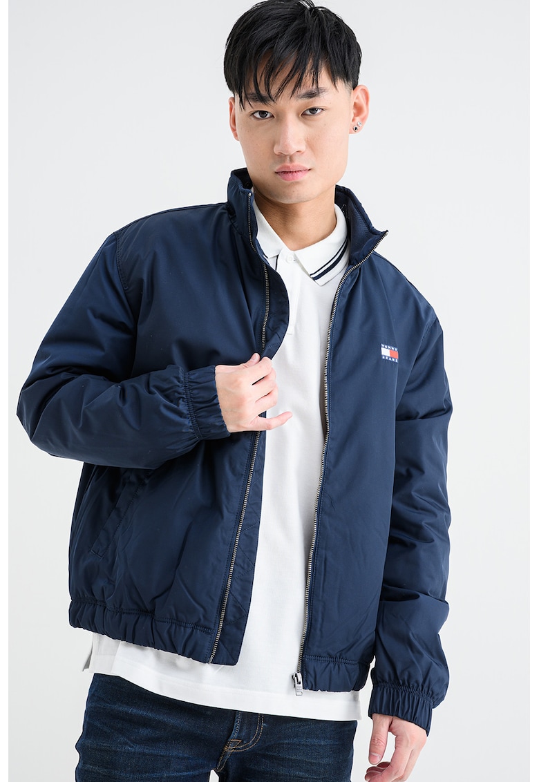 Jacheta cu guler cu fermoar