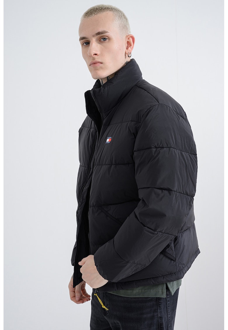 Geaca cu vatelina si aplicatie logo