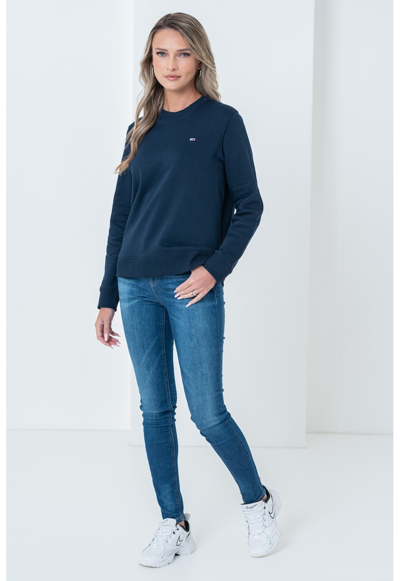 Bluza de trening cu decolteu la baza gatului Bluza de trening cu decolteu la baza gatului