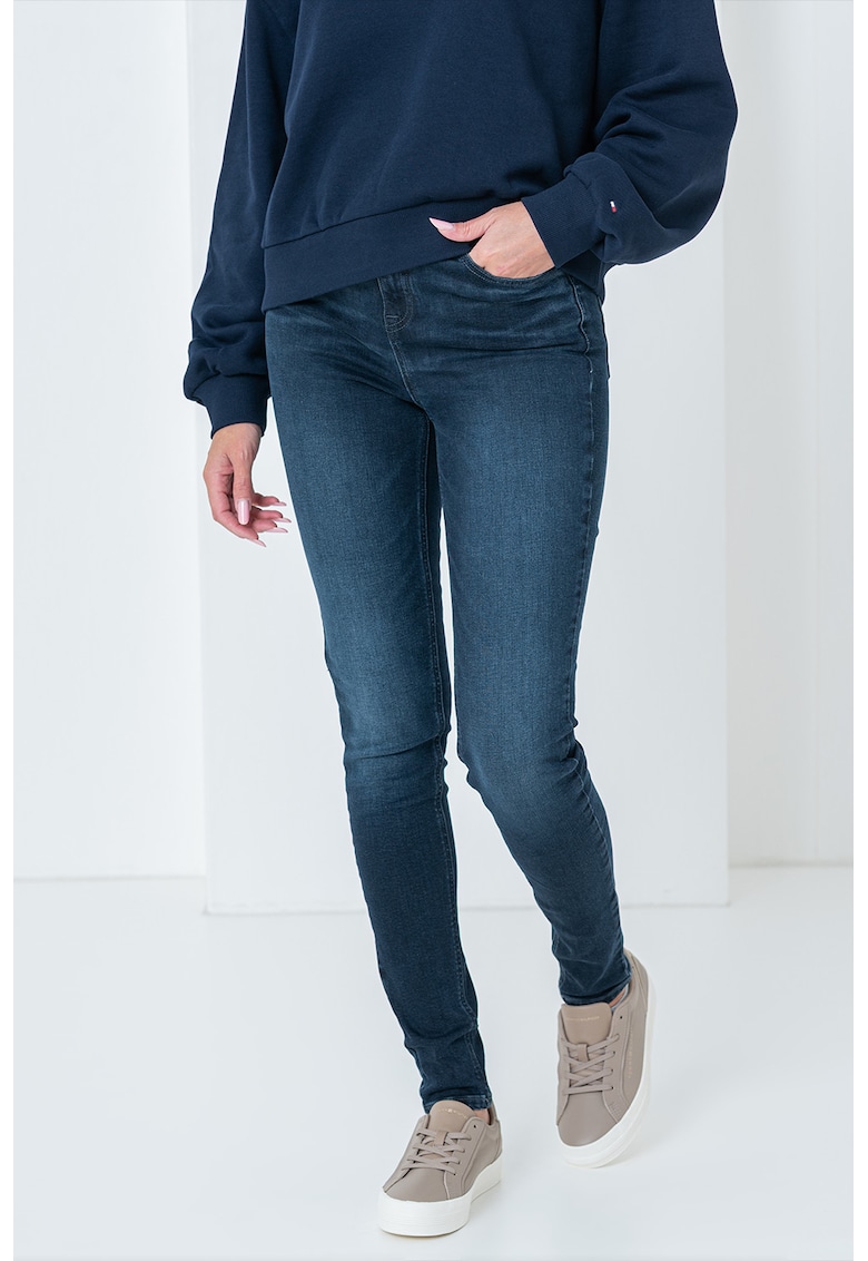 Blugi skinny cu talie inalta Nora