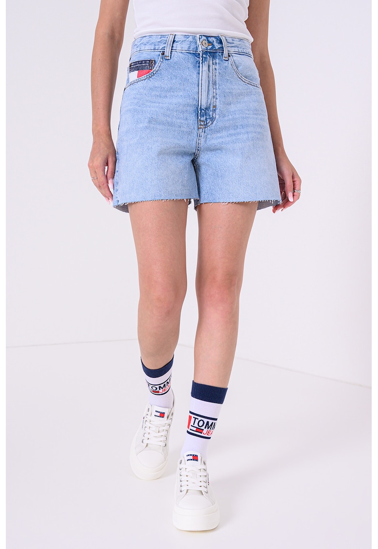 Pantaloni scurti mom-fit de denim