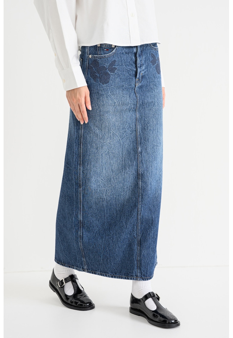 Fusta maxi de denim Layla