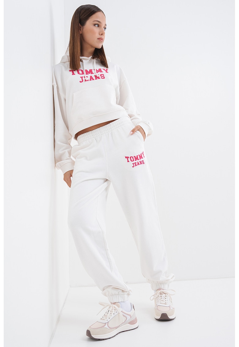 Hanorac larg crop cu logo Hanorac larg crop cu logo