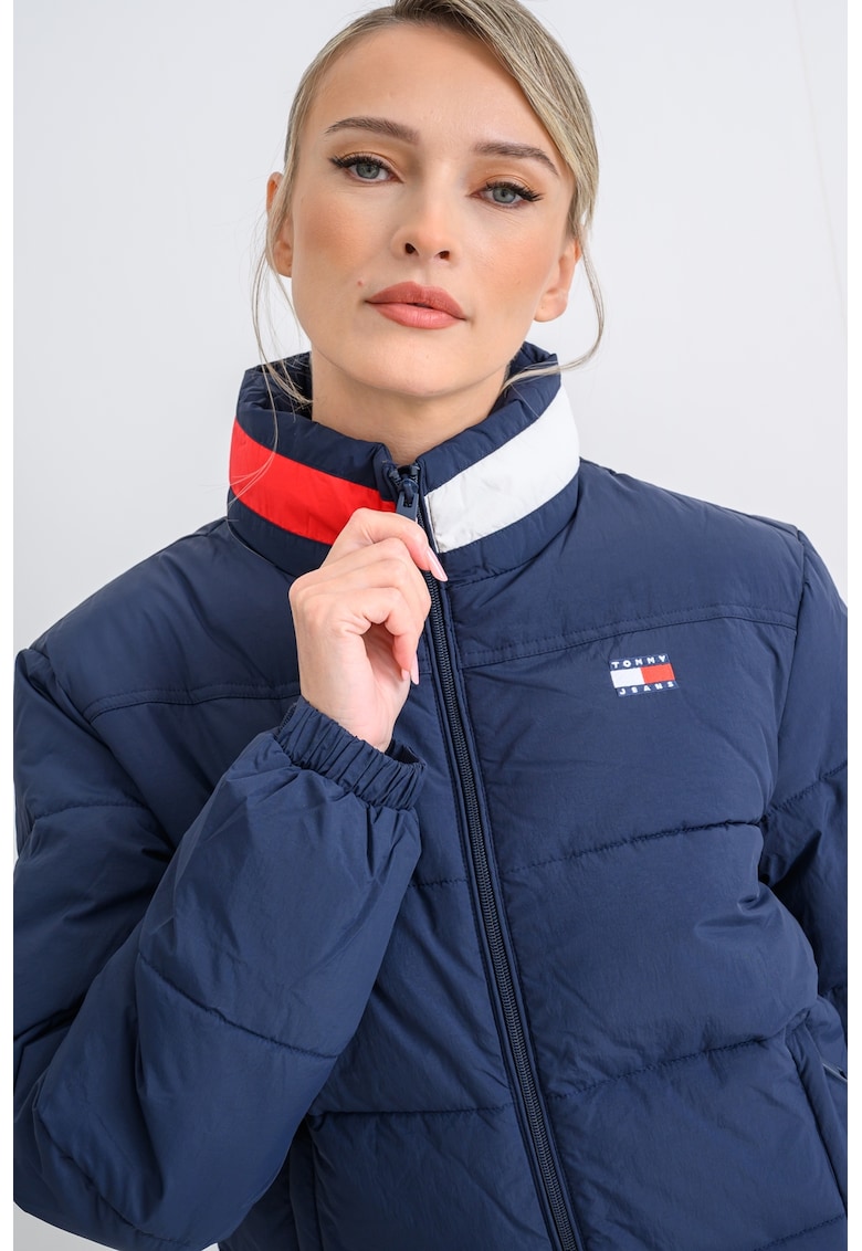 Geaca cu vatelina si logo