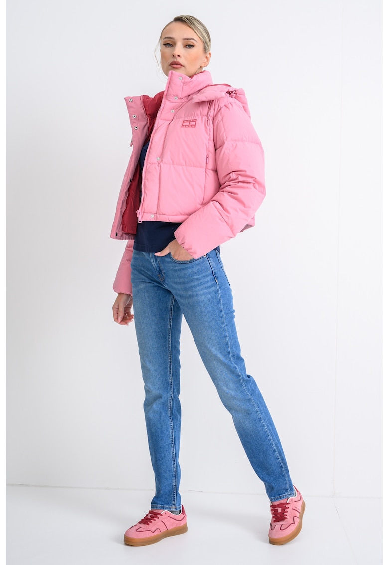 Geaca crop cu umplutura de puf Alaska