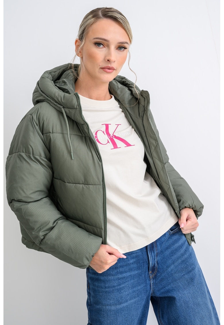 Geaca cu vatelina si gluga