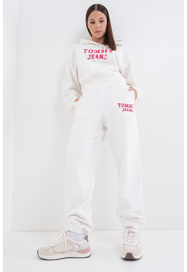Pantaloni de trening din bumbac cu logo