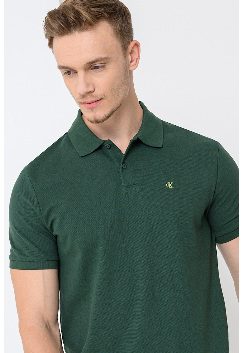 Tricou polo de bumbac pique