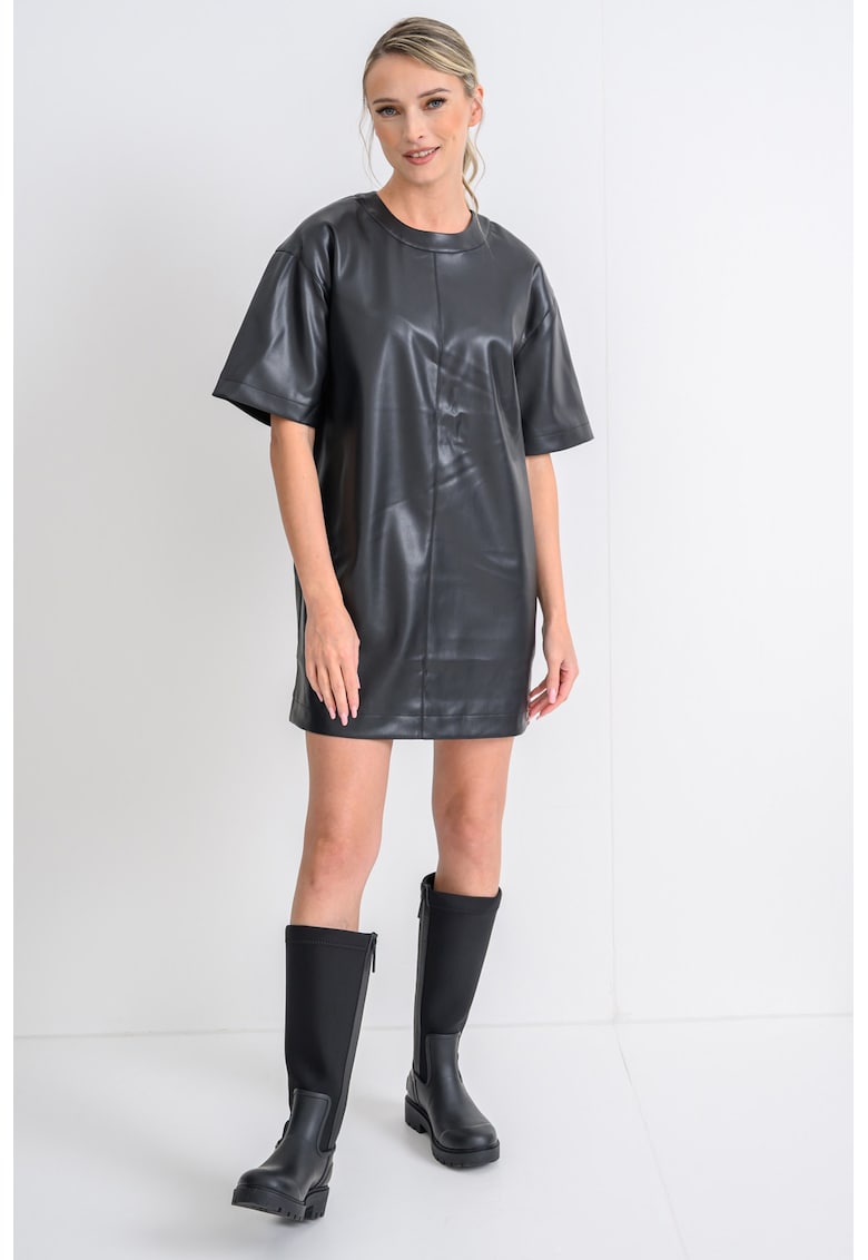 Rochie scurta din piele ecologica