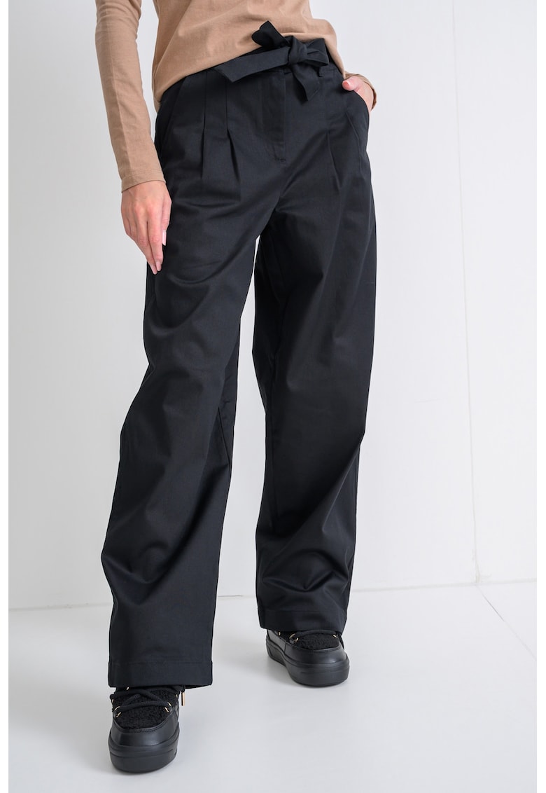 Pantaloni lejeri cu snur de ajustare asortat